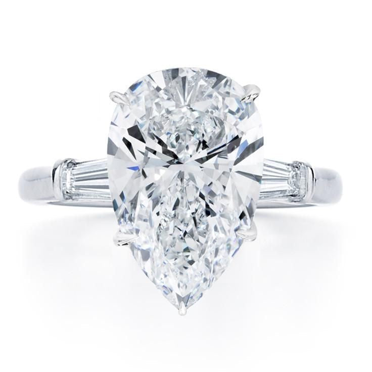 Pear Diamond Ring - GROMOV