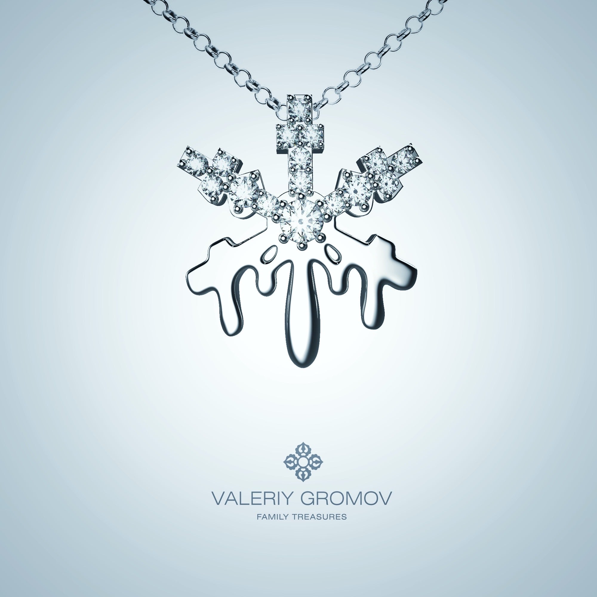 Melting Snow Necklace